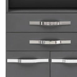 Moderner Bad Hochschrank Mit 60 Cm Breite - Ostiena -Noricas-shop moderner bad hochschrank mit 60 cm breite in anthrazit ostiena 05