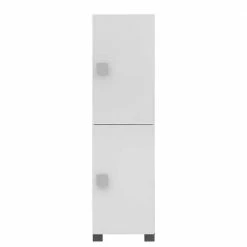 Moderner Schrank Fürs Bad 30x113x23 Cm - Arcello -Noricas-shop moderner schrank fuers bad 30x113x23 cm mit 2 tueren in weiss arcello 03