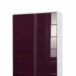 Schrank Laydia Für Bad -Noricas-shop schrank bad aubergine hochglanz laydia 02