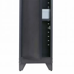 Schwarzer Metallspind Pascan Im Loft Design 10 Schwarzer Metallspind Pascan Im Loft Design -Noricas-shop schwarzer metallspind loft design 38cm schmal pascan 04