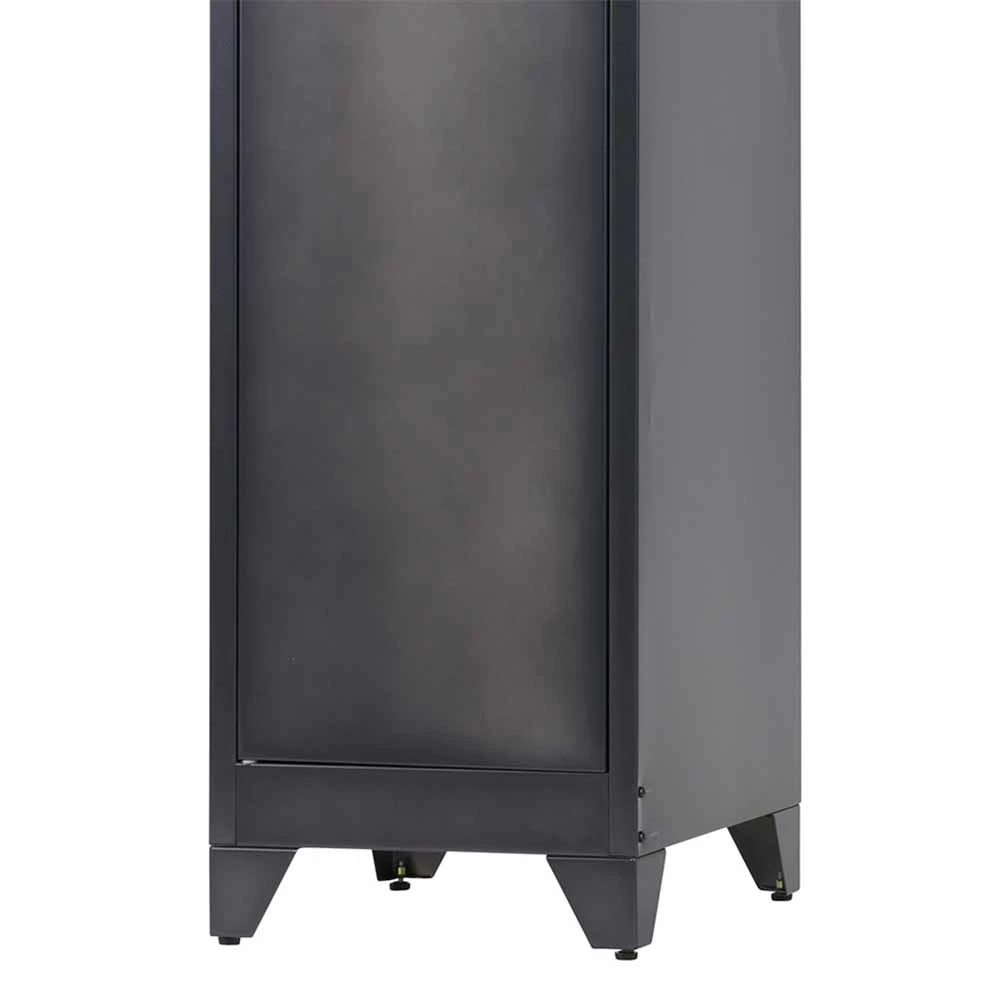 Schwarzer Metallspind Pascan Im Loft Design 6 Schwarzer Metallspind Pascan Im Loft Design – Bild 6