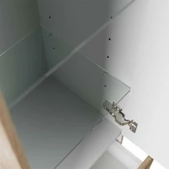 Stauraum Schrank Bunai Für Badezimmer 40x135cm 7 Stauraum Schrank Bunai Für Badezimmer 40x135cm -Noricas-shop stauraum schrank badezimmer 40x135cm eiche hell dekor bunai 03