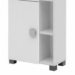 Stauraum Schrank Für Das Badezimmer - Arcello -Noricas-shop stauraum schrank fuer das badezimmer in weiss 3 tueren 6 faecher arcello 03