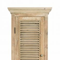 Teilmassiver Badschrank In Kiefer Antik Harrosands Mit Lamellen Front -Noricas-shop teilmassiver badschrank in kiefer antik mit lamellen front harrosands 04