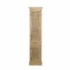 Teilmassiver Badschrank In Kiefer Antik Harrosands Mit Lamellen Front