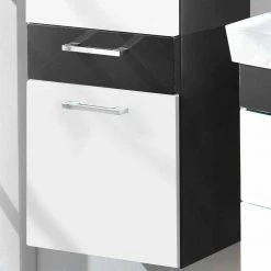 Wand Hochschrank Boisan Für Das Badezimmer 7 Wand Hochschrank Boisan Für Das Badezimmer -Noricas-shop wand hochschrank badezimmer hochglanz weiss anthrazit 135cm hoch boisan 02