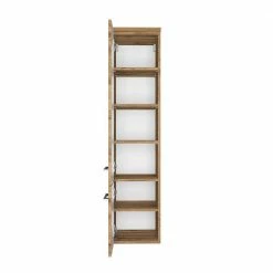 Wandmontage Badschrank 130 Cm Hoch - Userina -Noricas-shop wandmontage badschrank 130 cm hoch in wildeiche dekor userina 04