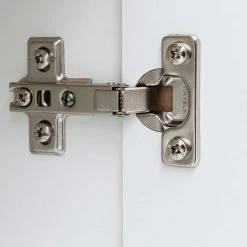 Weißer Bad Hochschrank Mit 2 Türen & 2 Fächern - Lasdias -Noricas-shop weisser bad hochschrank mit 2 tueren 2 faechern 2 schubladen lasdias 04