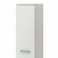 Weißer Badezimmerschrank Hängend Coree 130 Cm Hoch -Noricas-shop weisser badezimmerschrank haengend 130 cm hoch 1 tuerig coree 03