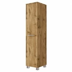 Wildeiche Holz Optik Badschrank 1-türig - Jaglynia